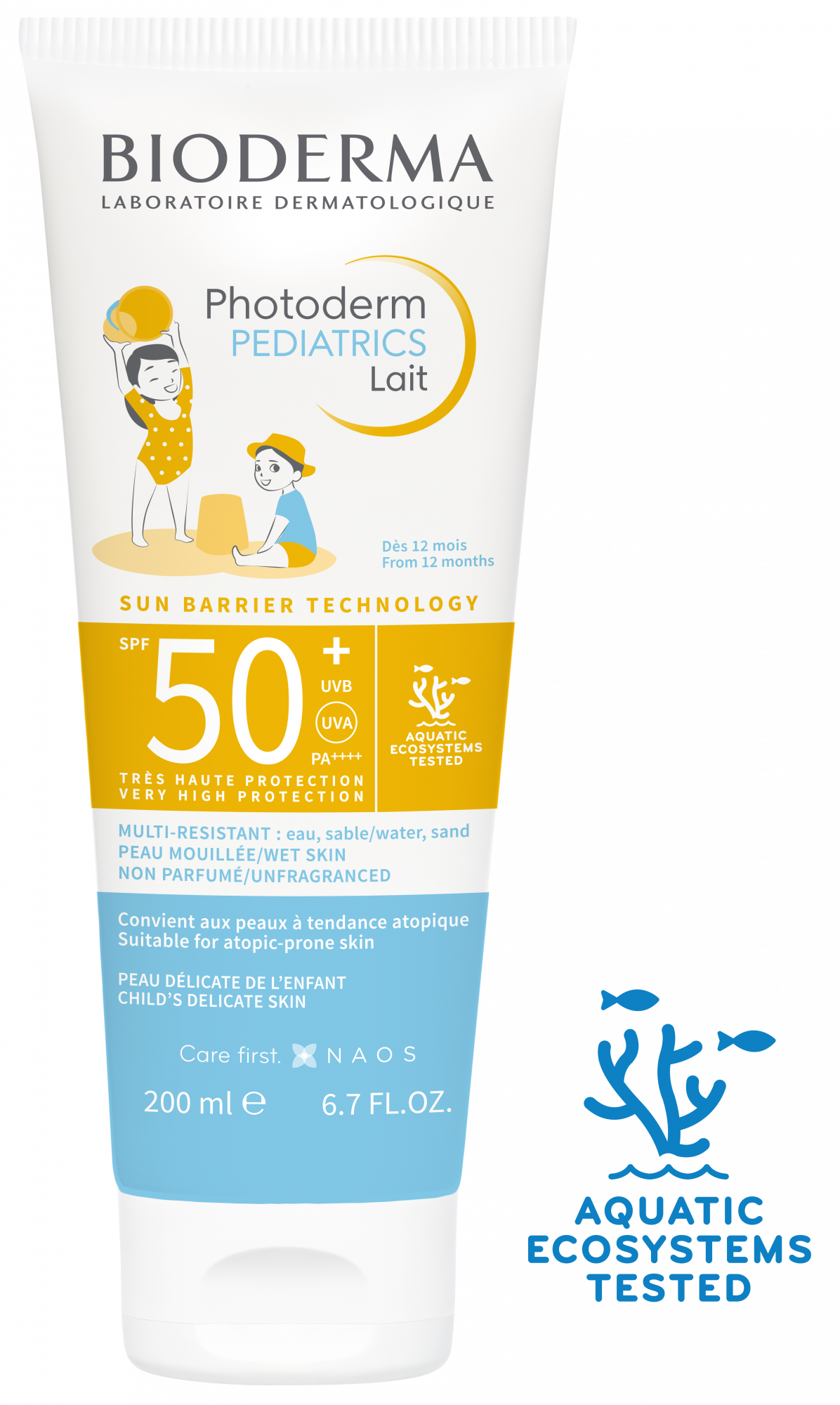 BIODERMA PHOTODERM PEDIATRICS SPF50+ Mlieko na opaľovanie 200 ml